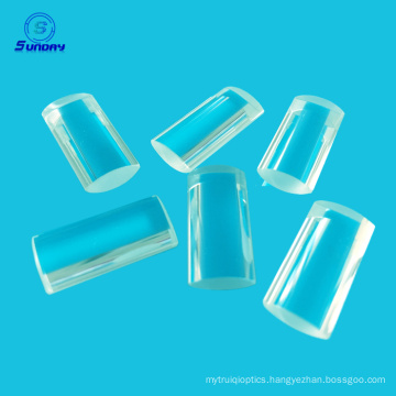 Optical quartz cylinder lenses, square shape round shape